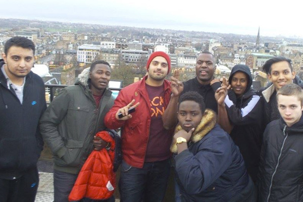 Chill session at YCSA youth club Glasgow